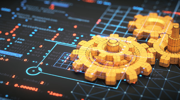 setting gears on top of a coding diagram
